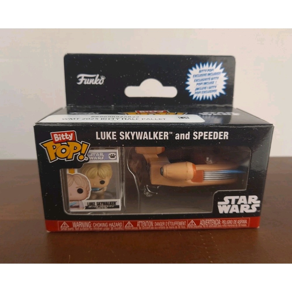 Funko: Bitty Pop Star Wars - Luke Skywalker‎ and Speeder (exclusive)